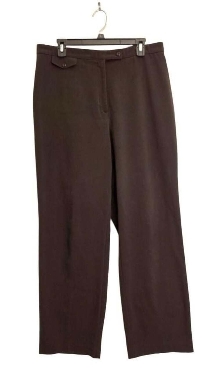 Women's Dark Brown Tailored Pants